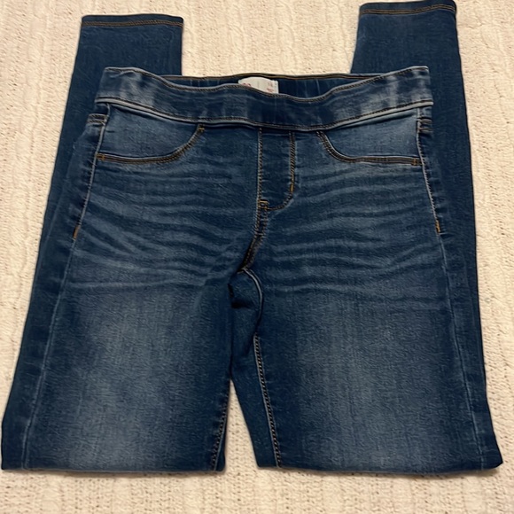 Girls Size 14 SO Denim Whisker Wash Jeggings - Picture 2 of 5